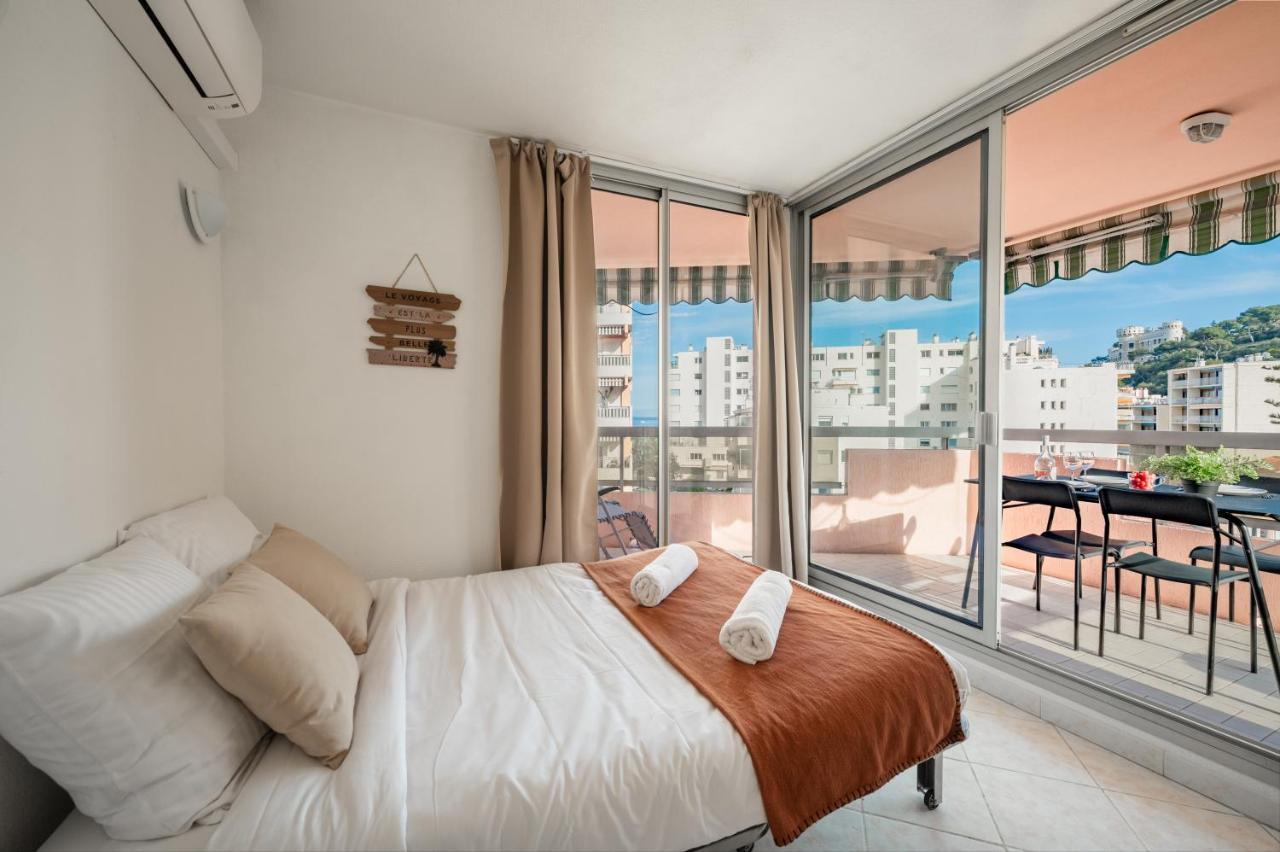 Appartement 4 Pers A 50M De La Plage, Avec Piscine Roquebrune-Cap-Martin Exteriör bild